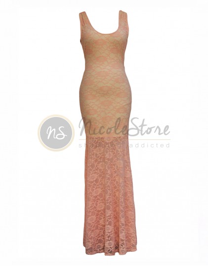 Rochie Maxi cu Spatele Decupat LC6744